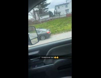 Collab WINY - Police car disguised as yellow taxi cab