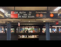 Collab Subway Creatures - Tribute to Dr Ruth at subway signs part 2
