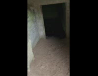 Whistle sound echoes to the huge bunker