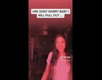 Guy dances with baby pull out game 