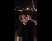 When you shotgun a beer and then break it down after 