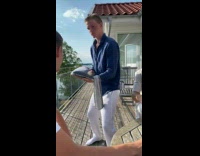 Server Fills Glass with Wine from Plastic Bag Part 2