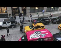 Spider man costume yellow cab la catrina