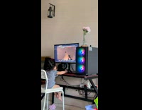 Collab Clips mpugc - Baby playing video games on computer PC