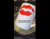 Man can be heard screaming lungs out in background 