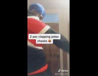 Guy dresses as 2pac august will smith