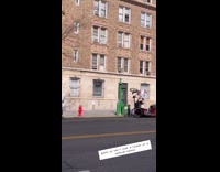 Pedicab parked upright to avoid parking ticket