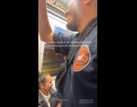 Woman asks Knicks fan about NBA playoffs