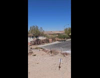 Filmer show desert edge of Las Vegas