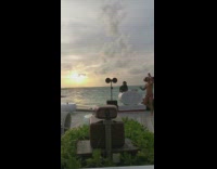 Man shirtless selfie video Disk Jockey resort