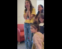 4 sisters meets their new baby sister 