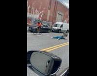 Collab WINY - Woman Throws Tantrum and Lays Flat on Street