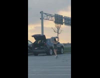 Woman photo shoot skateboard parking lot