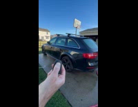 Car door unlocked with the water hose