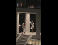 Man rap video shoot at the gazebo