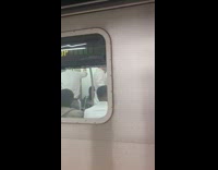 Men and women wears white outfit inside the train
