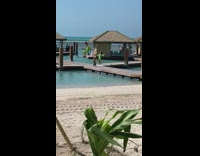 girl bright green dress spinning dock