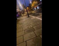 Woman shouts at stalker on the street