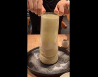 Plastic from pancake pulled fell off plate