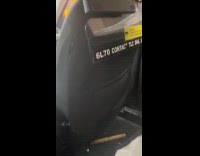 Incense stick lit inside the taxi cab