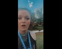 Cheerleader feels good about placing second 