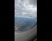 Timelapse video landing from Brindisi to Zurich