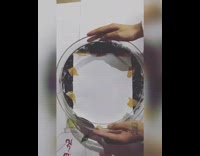 Astronaut space painting on glass bowl 