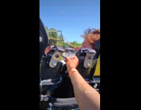 Collab Clips MPUGC - Man on rollercoaster prank with bolt 