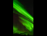 Submitter sees beautiful aurora borealis 