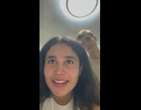 Collab BitchMP - Couple watching black cat drink water out of glass cup