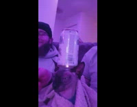 Collab DailyDoseOfInternet - Sphynx cat balance white can over head