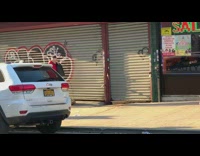 Guy takes pet turtle for walk outside