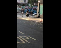 Girl dance group street wall graffiti morning