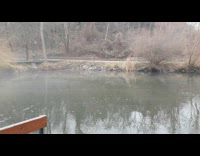 Stones thrown on thin ice sharp sounds