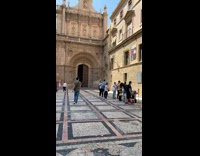 Collab IITW - Crew Watches as Lady Pose for Picture