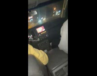 Guy ask friend clean car Spiderman mask  