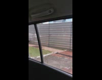 Girl white shirt flower print peach sign