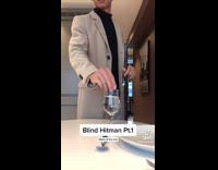 Blind hitman poisons water while girl watches 