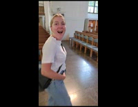 Lady Gasps at Man when he Farted