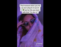 Girl leopard sunglasses white blanket over head