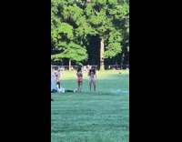 Guy show abs speedo park photo