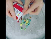 fruit loop mix in ice cream