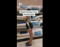 People thinking I have normal knees 