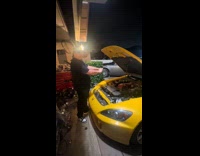 Car engine sound prank friend