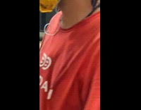 Doordash shirt guy gold condom face mask 