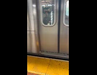 Collab winy - Man sitting by window near subway platform 