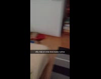 Guy tries going out slips on stairs