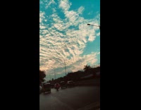 Submitter shows cirrocumulus clouds on sky 