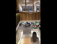 School library full at 2am exam season