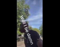 Pet owner finds his dog at other persons house then yells at him 